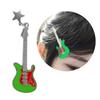Vintage Guitar Pendant Keychain Bag Pendant Decorations Sweet Cool Dangle Earring Christmas Keyring Y2K Hair Clip