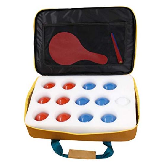 Sanwa UniBoccia Rotoro Boccia Set with Storage Case
