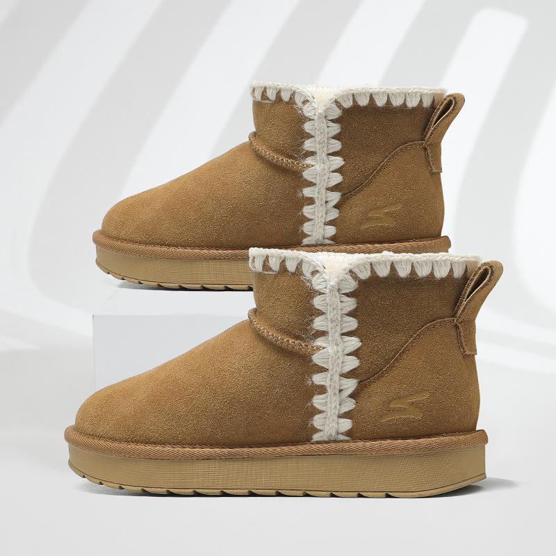 Strictly selected velvet thickened snow boots women's winter new warm fashion cotton shoes casual Northeast cotton boots 2025