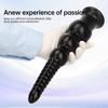 34cm Black PVC Dildo Butt Plug Masturbator Anal Dilator Strap on Cock Realistic Penis Sex Toy