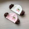 Baby Girl Cotton Beanie - High Elasticity, Cute Wig-Style Hat for Newborns, Spring & Autumn Style
