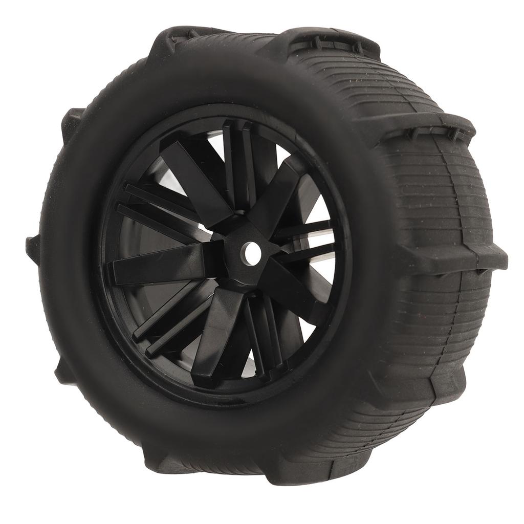 4PCS RC Tire Wheel Plastic Hub Rubber Black Strong Grip Pattern Shock Absorb RC Car Part for WLTOYS 144001 1/14 1/16 1/18