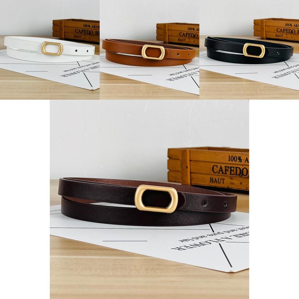 Classic Black Pu Leather Womens Waist Belt With Smooth Buckle For Business And Casual Wear