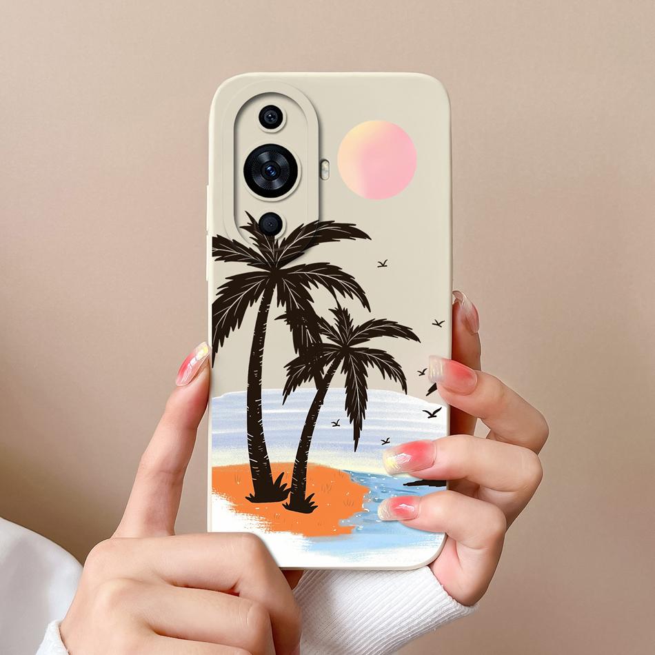 For Huawei Nova 11 Pro Phone Case Cute Design Full Protection Funda For Huawei Nova11 11Pro Soft Liquid Silicone Back Covers