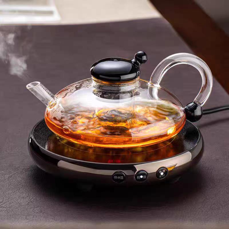 700ml Flower Tea Teapot Set British-Style Boiled Fruit Tea Set Heat-Resistant Glass Nordic Affordable Luxury Health Pot