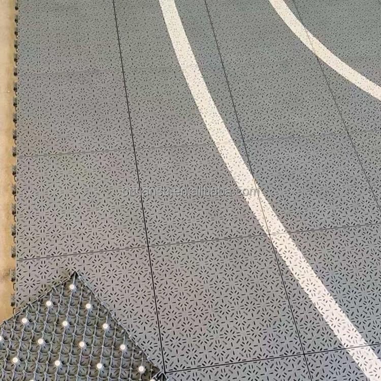 Professional Plastic Basketball Court Interlocking Tiles Outdoor Flooring Badminton Modern Design Multi Sport Snap Tiles Badminton