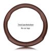 Genuine Leather Luxgen Steering Wheel Cover - Universal Fit for U6, Big 7, S5, U5, 7MPV, Na 5, Rui 3 Models