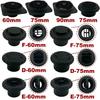2X 60mm 75mm 90mm Warm Air Vent Outlet Rotatable Air Diesel Heater Conditioner For Car Truck VAN Camper Pipe Outlet Connector