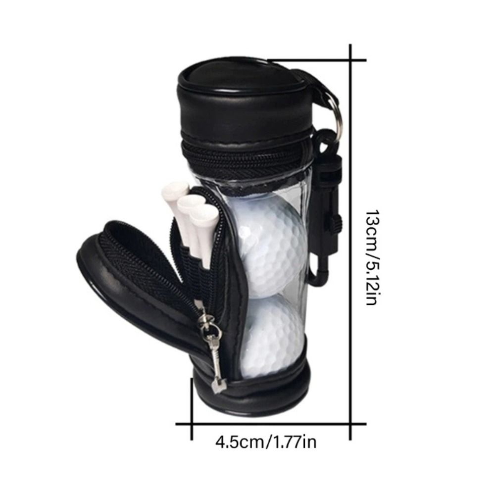 Waterproof Golf Ball Waist Pack Can Hold 3 Balls Golf Waist Pouch Golf Ball Storage Bag  Gift