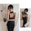 18+xxxx Underwear Hanging Neck Perspective Lace Lace Slit Pornographic Cheongsam Uniform Adult Suit