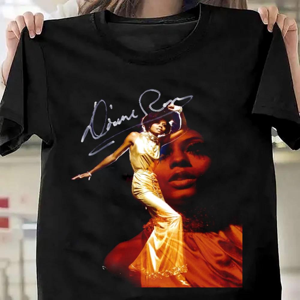Diana Ross Music Singer Gift For Fan Black All Size Gift Shirt 4XL