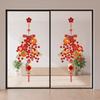 PVC Persimmon Window Stickers Red Removable Spring Festival Door Decals 2D Festive Atmosphere Self-adhesive Stickers Bathroom