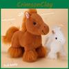 Small Plush Pony Toy With Pp Cotton Filling For Animal Collectors And Gift Giving