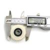 36T Black 608RS Bearing Electric Vehicle Motor Gear OD=38mm Durable Nylon Pinions Blue White Color