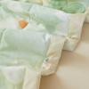 Fresh White Flowers 100% Cotton Quilted Quilt Summer Skin-friendly Comfortable Air Conditioning Quilt for Kids Teens Adults
