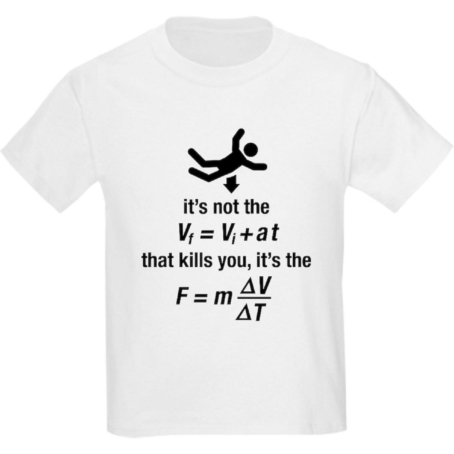 

CafePress Physics T Shirt Youth Kids Cotton T-Shirt XXXXXL білий