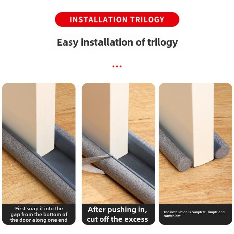 Dichtungsstreifen Türspalt Schlafzimmer Winddicht Schalldichter Streifen Wasserdichter Aufkleber Winddichter Streifen Türaufkleber Zimmertürspalt Schalldichtes Artefakt