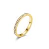 Niche Light Luxury Full Diamond Stainless Steel Women's Ring, Colorfast & Fashionable, Titanium Steel Band, Perfect for Couples