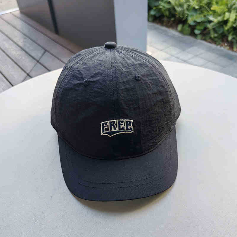 Short-brimmed Letter Baseball Cap Sports Casual Cap Boxing Training Comfortable Outdoor Sunshade Men and Women Universal Baseball Cap Cotton