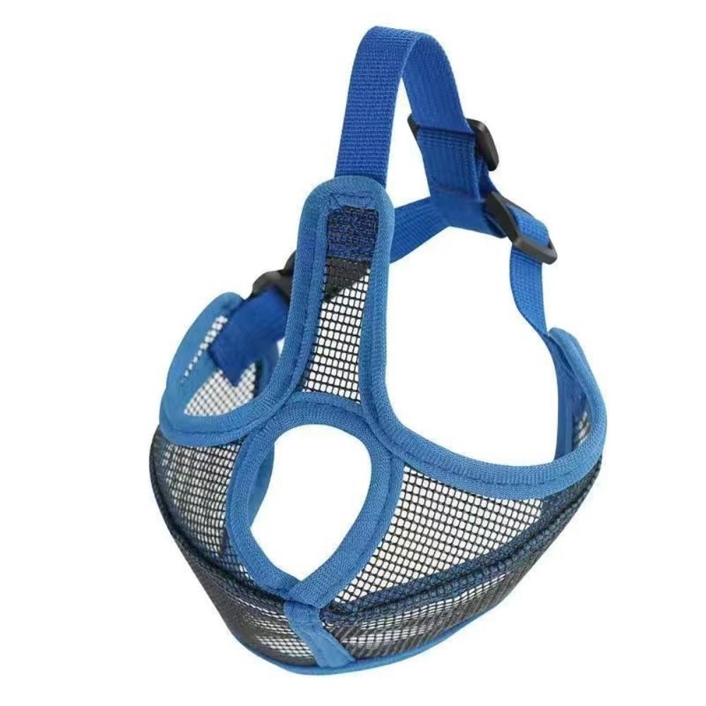 Soft Mesh Dog Mouth Cover Breathable Mesh Bulldog Mouth Mask Pet Mouth Cover  Outdoor Activities