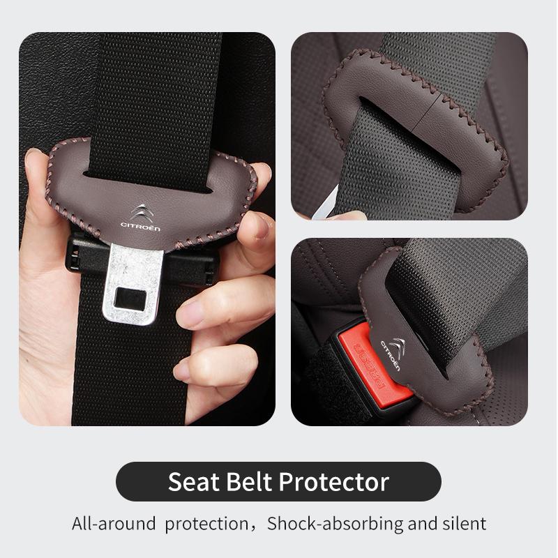 Car Seat Safety Buckle Protection Sleeve Adjusting Clip For Citroen Grand Berlingo Jumper Celysee Xsara Picasso Aircross