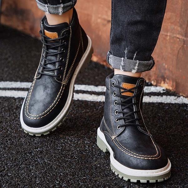 herramient Botas de cuero de invierno para hombre zapatos casuales herramient Botas de cuero de invierno para hombre zapatos casuales