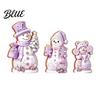 Tiered Tray Holiday Decor 3PCS Christmas Snowman Wooden Ornaments Decorative Cute Festive Figures Creative Seasonal Ornaments High-definition