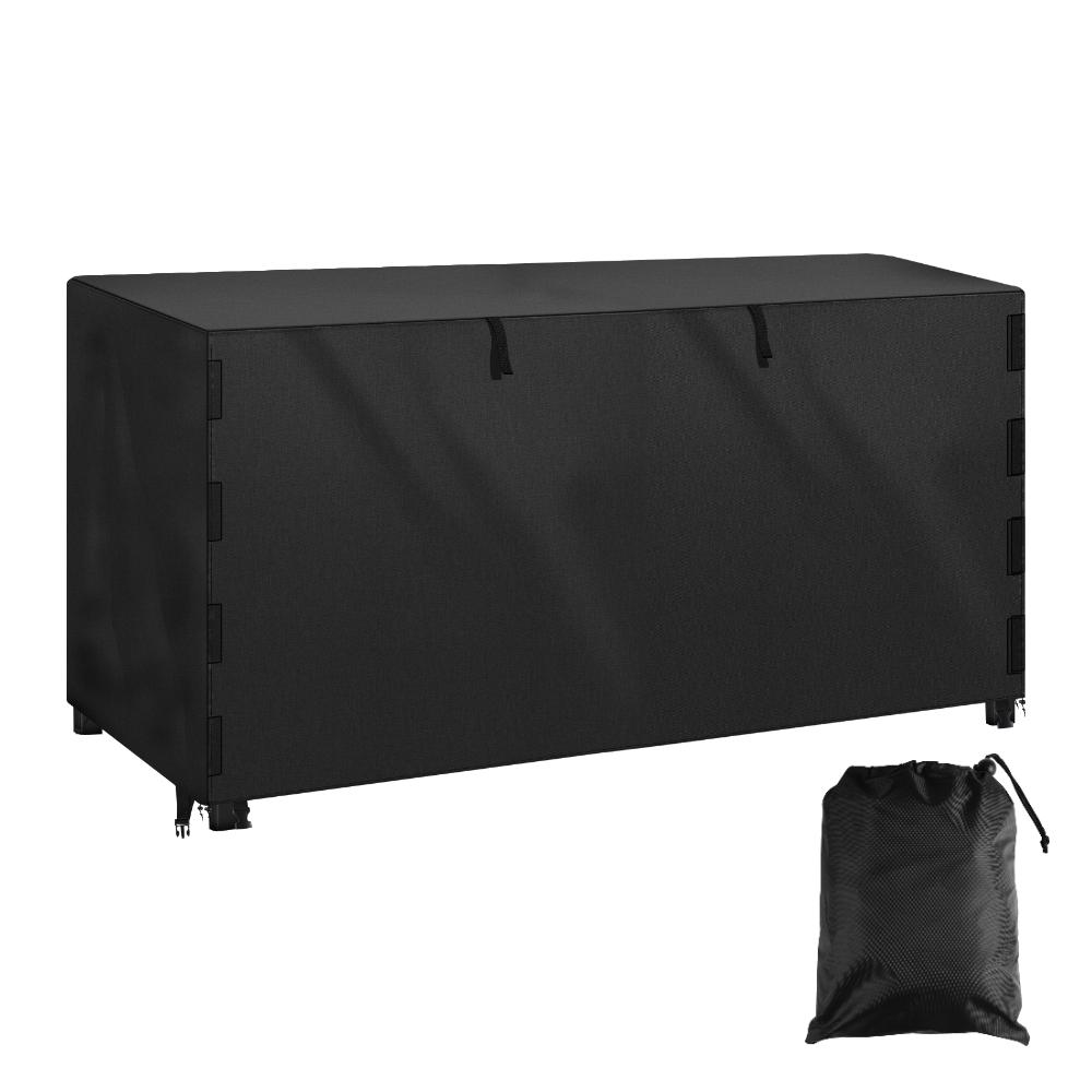 

Waterproof Firewood Rack Cover Heavy-Duty Outdoor Dust Sun Protector All-Weather Protection 210D Oxford Garden Rack Cloth 122x60x104CM чёрный