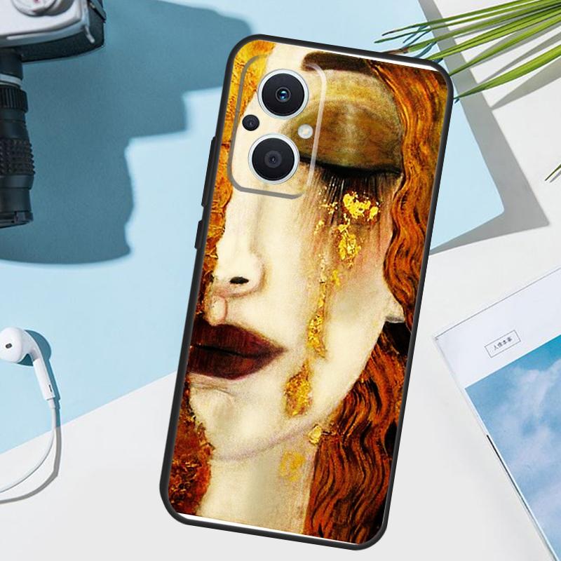 Kiss by Gustav Klimt Case For OPPO Reno 13 F 12 12F 11 8T 7 8 10 Pro OPPO Find X8 X6 Pro X3 X5 Lite Phone Cover