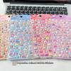 1/4pcs Cute Cartoon Animal Family Themed 3D Stickers Phone Case Waterproof DIY Journal Stationery Sticker Water Cup Sticker