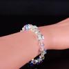 Exquisite European & American Square Crystal Bracelet: Luxurious, Dazzling Multi-Color Wristband