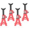 Haofy Mini Jack Stand, 4PCS RC Jack Stand Lightweight Compact Stable Performance Wide Application 1/24 for SCX24 RC Car