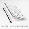 Transparent Acrylic Computer Keyboard Stand 78-Keys Keyboard Riser Lift Tray Non-slip Desktop Keyboard Holder Office Supplies