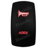 12V/24V Horn Momentary Rocker Switch Laser 5 Pin (On)-Off Siren Speaker Toggle Switch Replacement for Car Boat UTV Can Am Jeep
