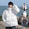 Mens Winter Hooded Down Jacket 90% White Duck Warm Loose Fit Teens Youth Casual Outdoor
