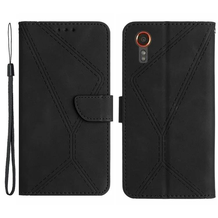 

HT05 для Samsung Galaxy Xcover7 флип кожаный чехол для телефона с кошельком