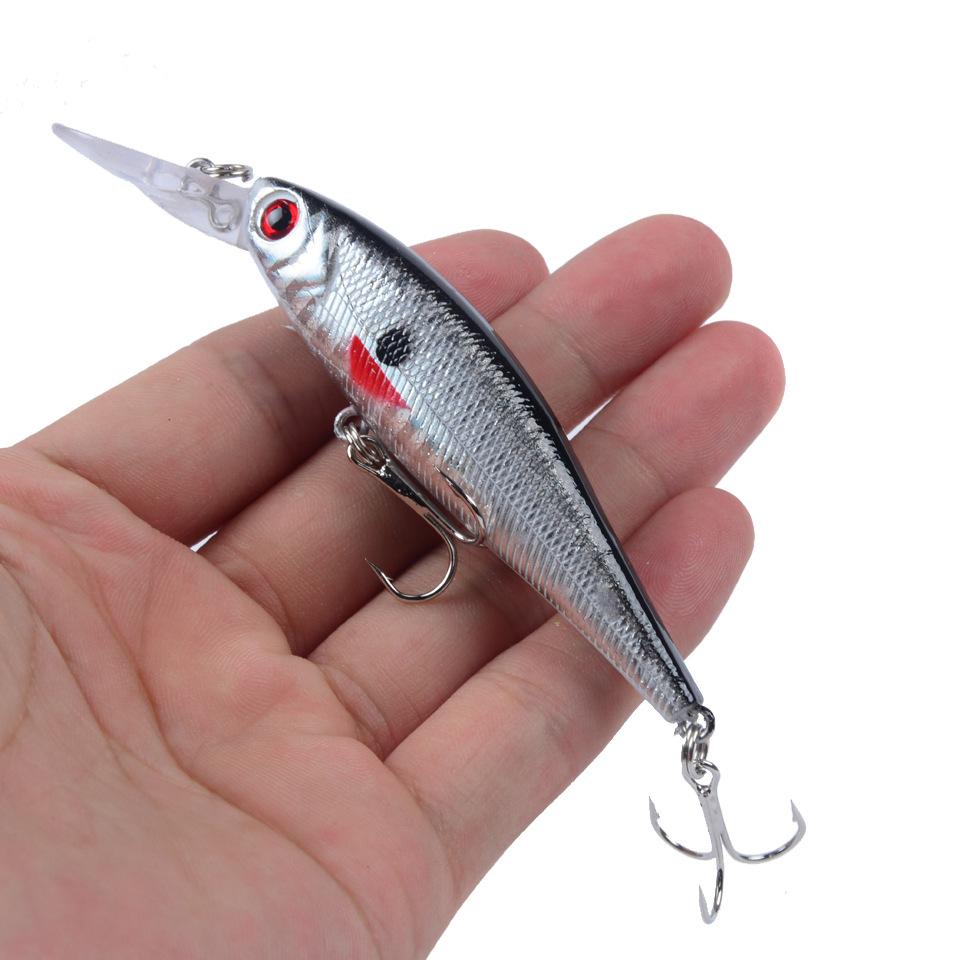 

Рыболовная приманка с 3D глазом гольяна Isca, искусственная бионическая приманка, 10 см, 9,4 г, искусственная приманка, имитирующая твердые приманки Rapala Wobbler 4#