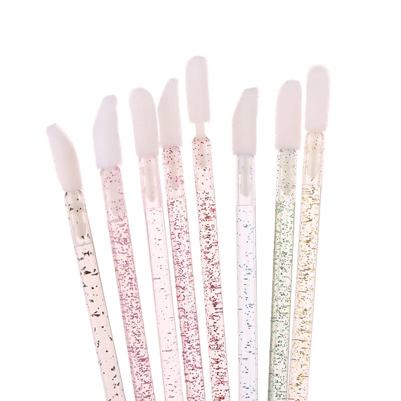 50Pcs  Disposable Lip Brush Lash Extension Brushes Mascara Applicator Lipstick Wands Set Cosmetic Plastic Makeup Tools