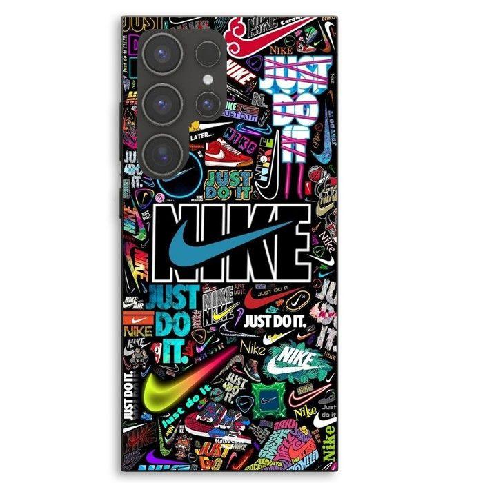 Coque Pour Samsung Galaxy S23 Ultra Nike Air coloré style Just Do It Pikachu Goku Maniacase noir