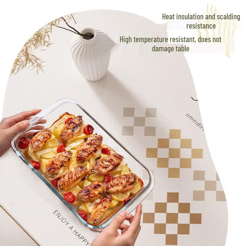 

PU Leather Look Washable Table Mat