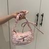 Summer new fashion women's pleated dumpling bag casual student shoulder bag commuter messenger bag tide