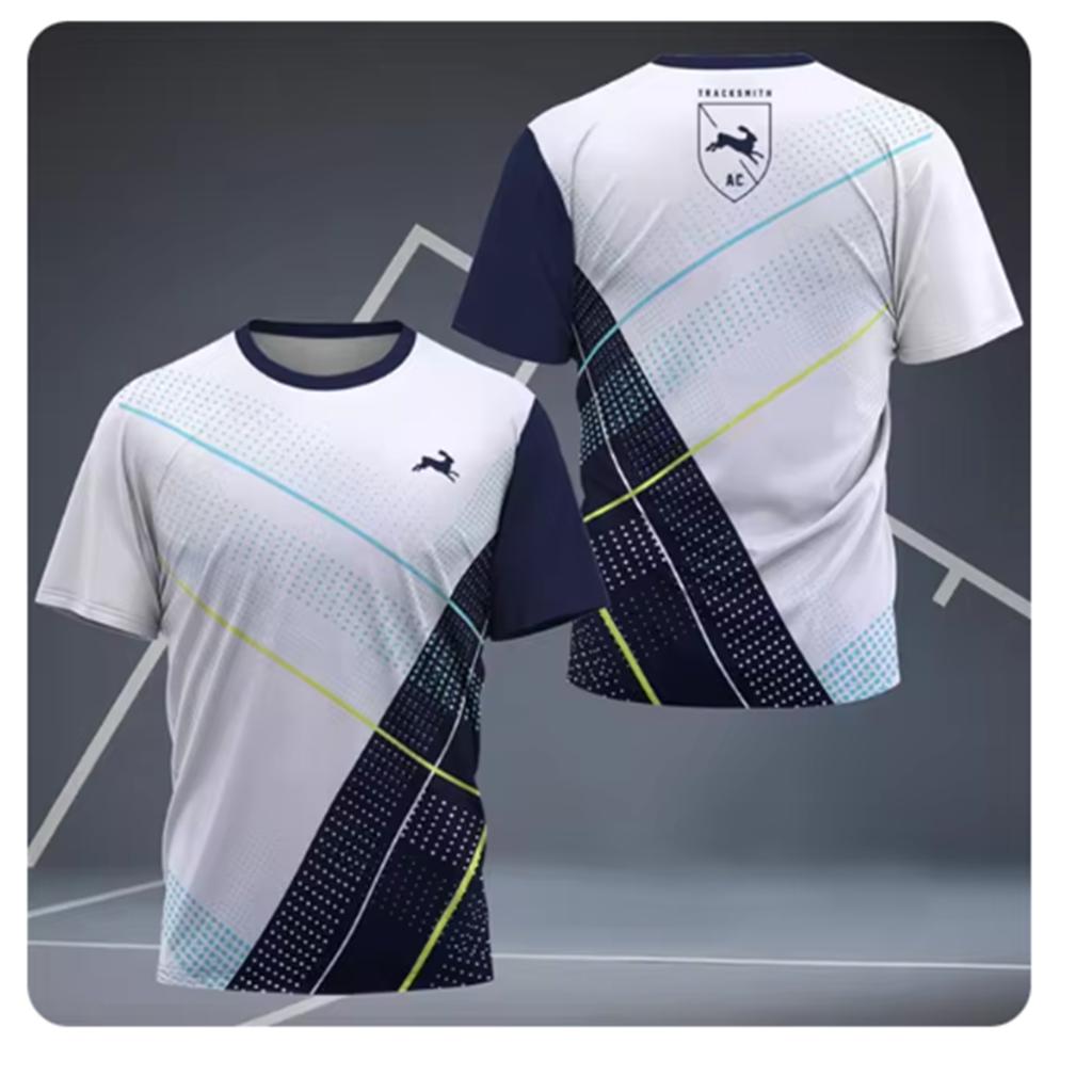 Men's Golf Sports T-shirt Badminton Training Short Sleeve T Shirt Big Size Loose Gym Fitness Outdoor Running Quick Dry Clothing