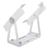 360 Degree Pivoting Multi Purpose Fan Mount Desk Fan Stand Mount for 120mm 140mm PC Computer Fans White
