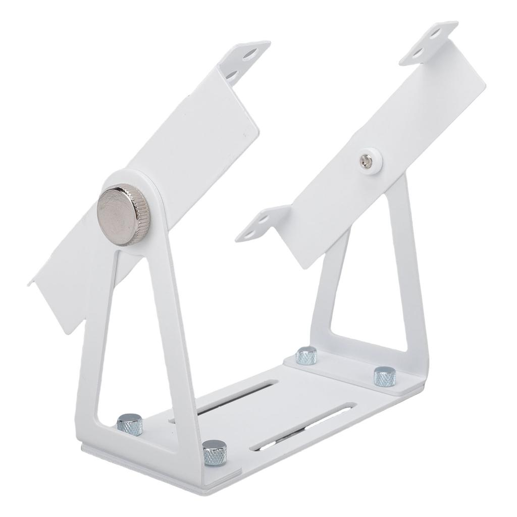 360 Degree Pivoting Multi Purpose Fan Mount Desk Fan Stand Mount for 120mm 140mm PC Computer Fans White