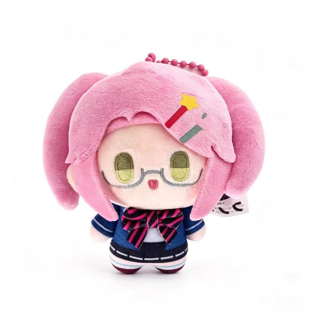 Alien Stage Anat Art High School Serie 10cm Plüsch Schlüsselanhänger Plüschtier Trendiger Taschenanhänger Geschenk für Anime Sammler
