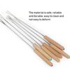 6 Packs Of  Barbecue Fork, 9.4-inch Retractable Barbecue Fork, Retractable Smoke Sticks, Used For Fire Pit And Campfire