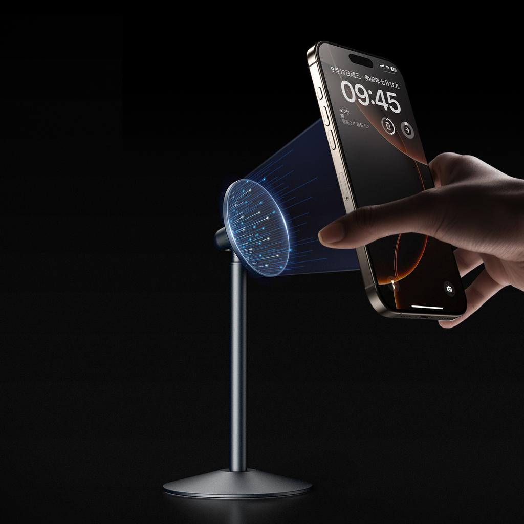 T18 Magnetic Cellphone Holder Desktop Mount Aluminum Alloy Multifunctional Lazy Phone Stand