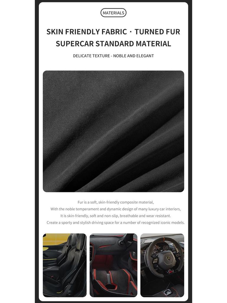 Compatible 3D Suede Key Cover for Land Rover, Range Rover Discovery, Sport 2, and Autobiography 4th/5th Gen Models.