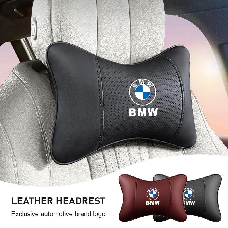 Car Leather Seat Headrest Neck Pillow Head Cushion Interior For BMW X1 X2 X3 X5 X4 X6 X7 G30 G20 G32 G11 G12 F40 F30 F20 F10 F34