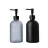 Frosted Glass Soap Dispenser Bottle